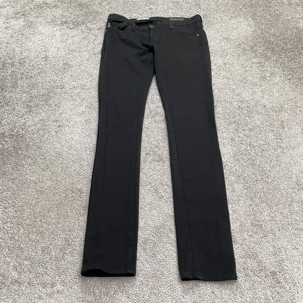 AG Adriano Goldschmied The Legging Supper Skinny Fit Jegging Women 8 Black 30x31